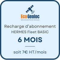Recharge de 6 mois pour 1 véhicule, soit 7€HT/mois. Recharge de 6 mois pour 1 véhicule, soit 7€HT/mois.